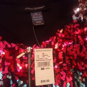 Ashley Stewart Jackets & Coats - Cropped sequin bomber jacket Ashley Stewart Jackets & Coats - Cropped sequin bomber jacket